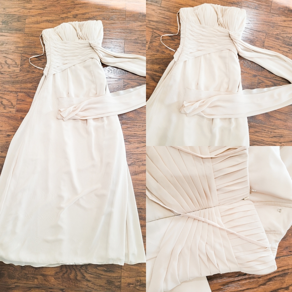 Bridesmaid Formal Dress Cream size S
